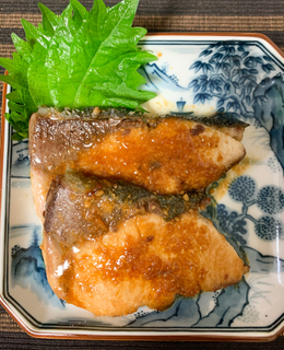 ぶりの味噌生姜焼き