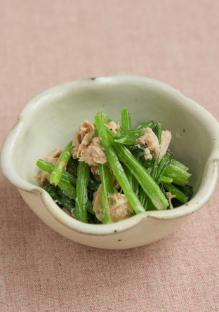 小松菜とツナの和風サラダ