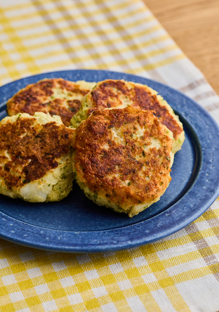 たらとじゃがいもの焼きコロッケ