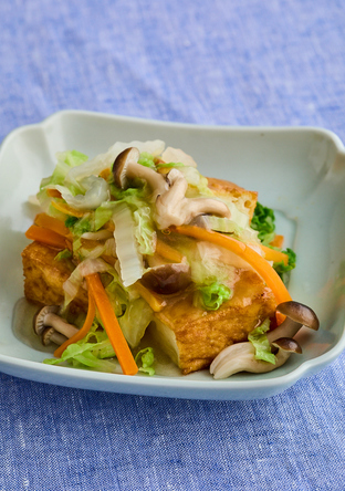 厚揚げの野菜あんかけ