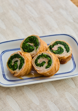 ほうれん草の肉巻き