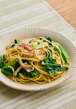 小松菜の和風パスタ