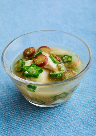 豆腐の冷やしみそ汁