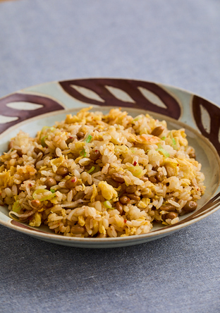 納豆キムチ炒飯
