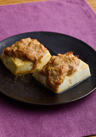豆腐と鶏ひき肉の田楽