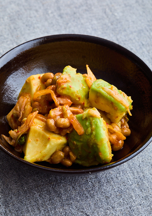 アボカド納豆キムチ