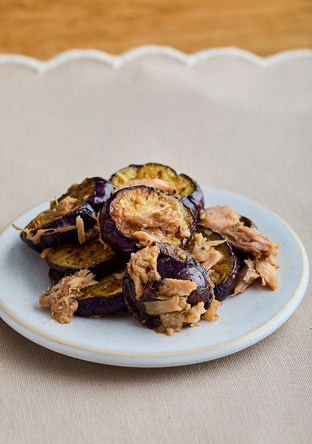焼きなすとツナのマリネ