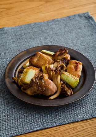 鶏肉と長ねぎの山椒焼き