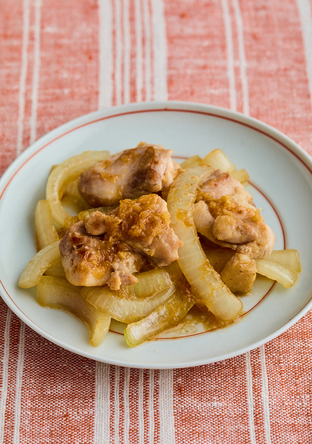 鶏もも肉のしょうが焼き