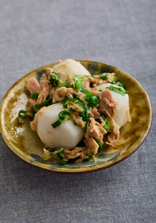 ツナと里いものねぎ炒め