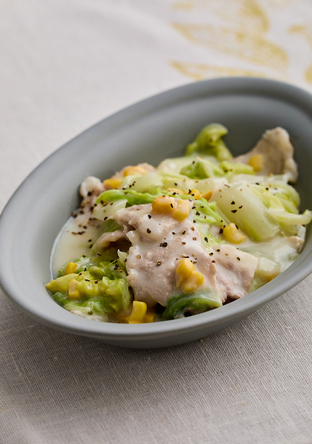 豚肉と白菜のクリーム煮