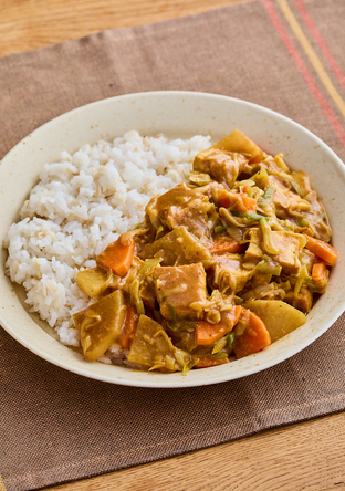 厚揚げの和風カレー