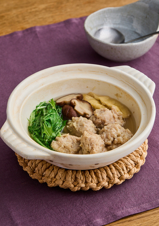 れんこん入り肉団子鍋