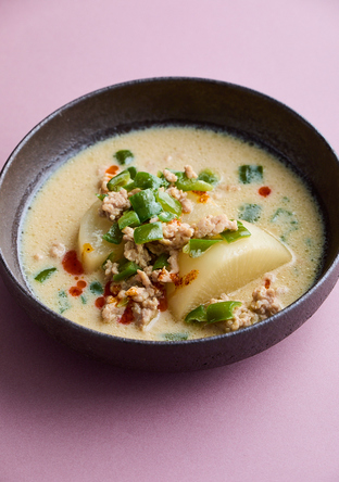 大根の豆乳そぼろ煮