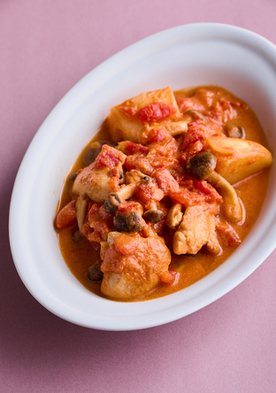 鶏肉のトマトクリーム煮