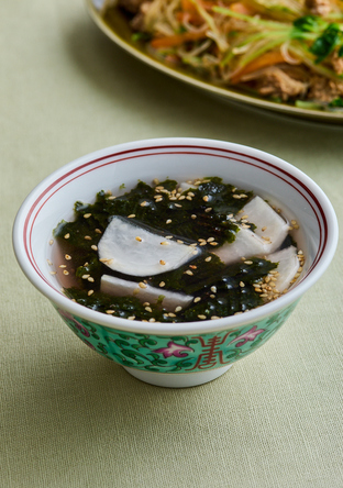 注ぐだけ かぶと海苔の中華スープ