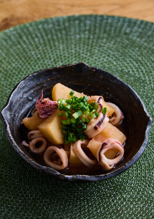 いかとじゃがいもの煮物