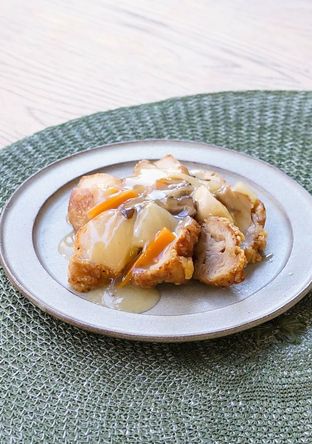 コンビニ食材で 鶏の唐揚げ中華あん