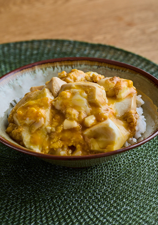 とろとろ 豆腐卵丼