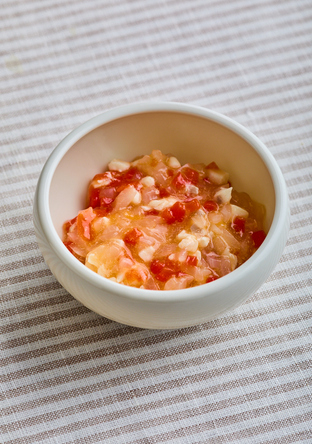 【離乳食・後期】たいと野菜のスープ煮
