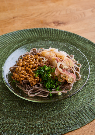 ぶっかけ香味おろし納豆そば