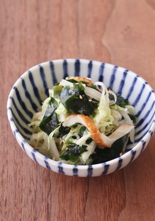 白菜とちくわの和風サラダ