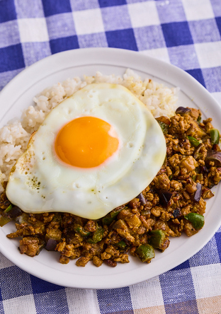 なすと挽肉のドライカレー