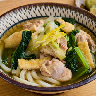 ゆず香る 鶏の具沢山うどん