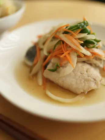 あじとそら豆 タケノコの豆鼓炒め｜管理栄養士監修レシピ｜おいしい健康