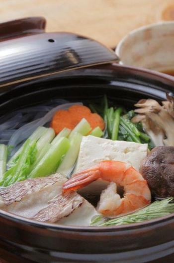 土佐酢で味わう水炊き