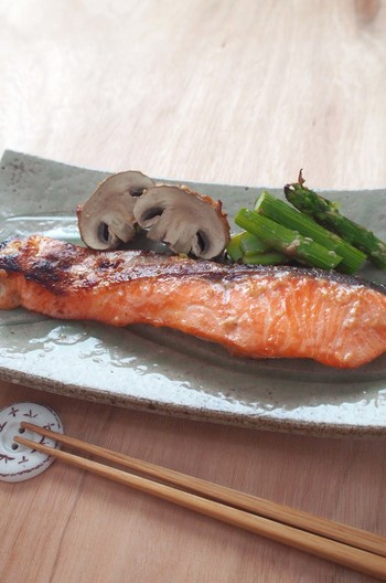 鮭と野菜のグリル～酒粕風味～