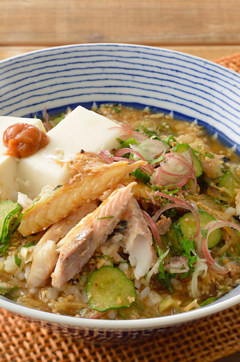 薬味たっぷり 冷汁どんぶり