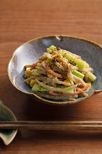 ごぼうセロリサラダ