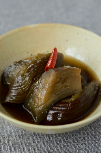 甘さ控えめ なすの田舎煮