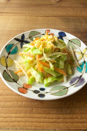 野菜と卵の中華風炒めもの