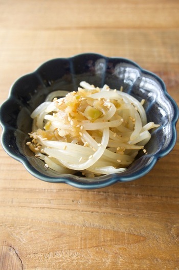 ザーサイともやしの中華和え