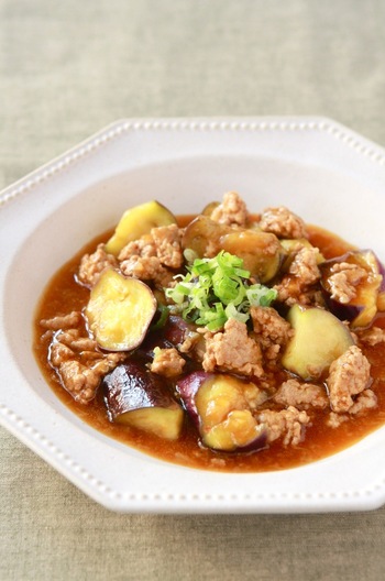 塩分控えめ 麻婆茄子