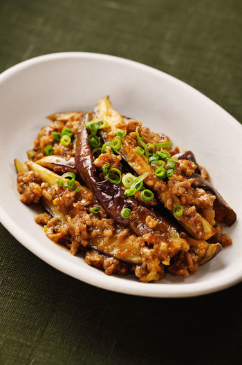 揚げない マーボーなす