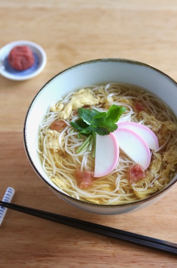 梅にゅうめん
