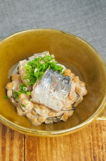 さばの納豆ボウル