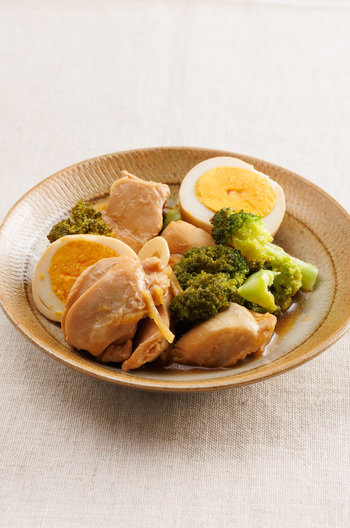 鶏肉と卵のさっぱり煮