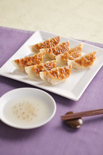 酢こしょうでさっぱり　焼餃子