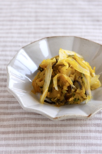 簡単 新玉ねぎとかぼちゃの和風サラダ