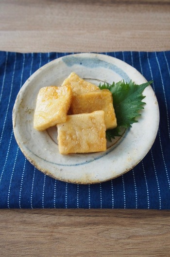 高野豆腐の照り焼き