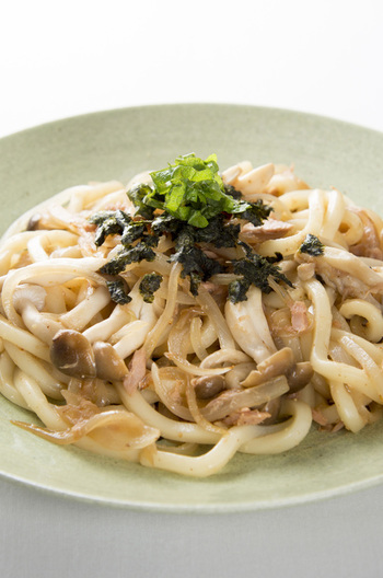 和風ツナのさっぱり焼きうどん