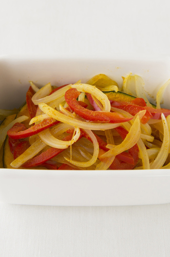 カレー風味の野菜マリネ