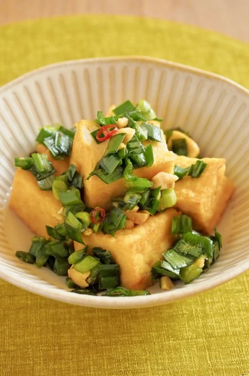 厚揚げのエスニックあえ