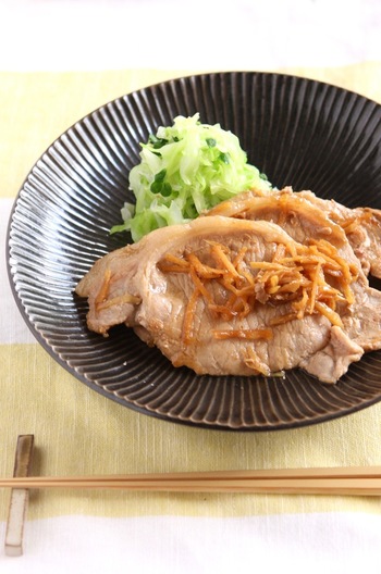 しょうがたっぷり 豚のしょうが焼き