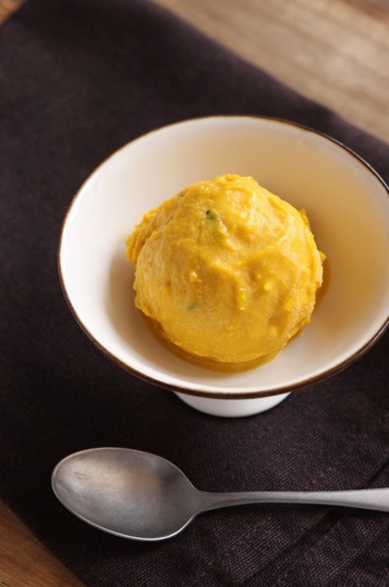 かぼちゃのアイスクリーム