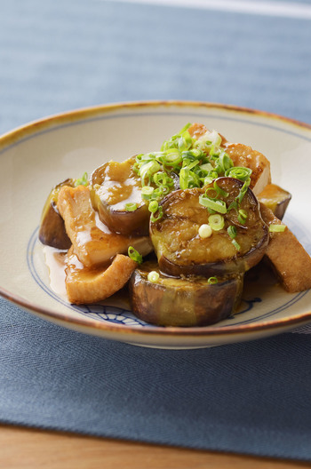 なすと厚揚げのとろとろ煮